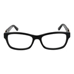 Guess Black Women Glasses Frame, full-rim acetate, rectangle style, black color, includes branded case, 51-16-145 size.