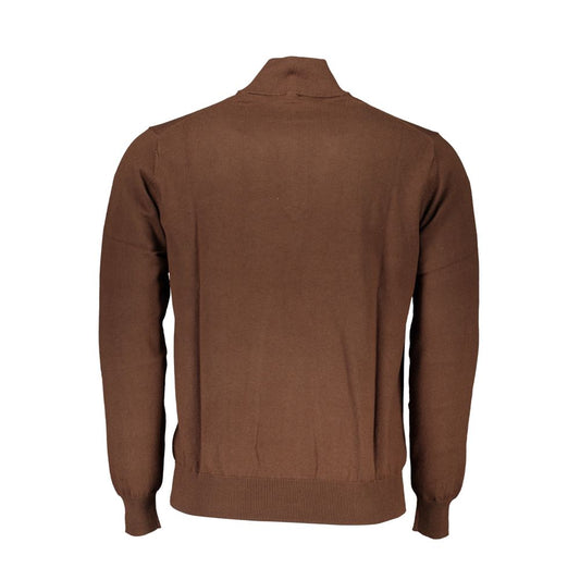 Harmont & Blaine Brown Cotton Sweater HA-23569-M