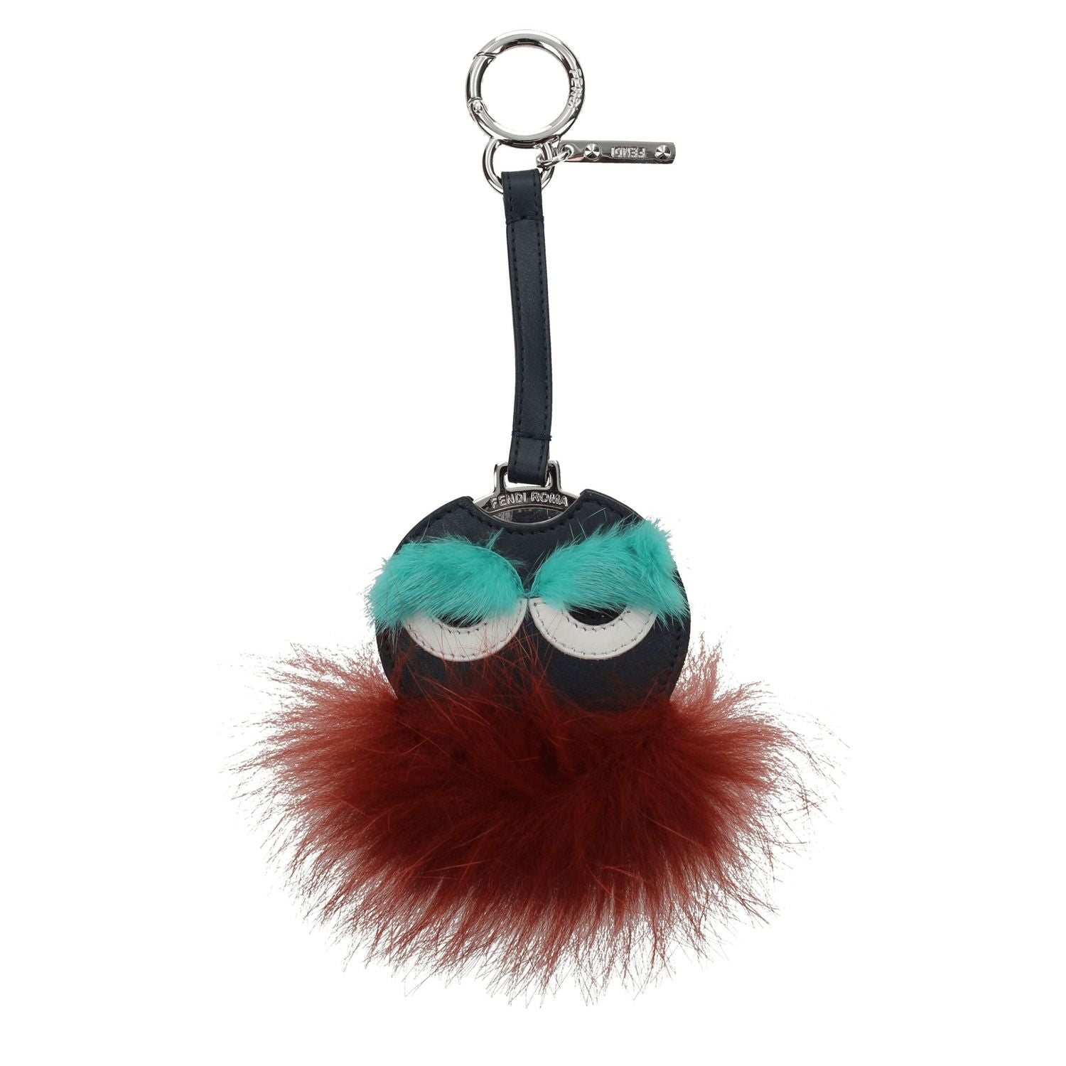 Fendi Multicolor Fur Keychain