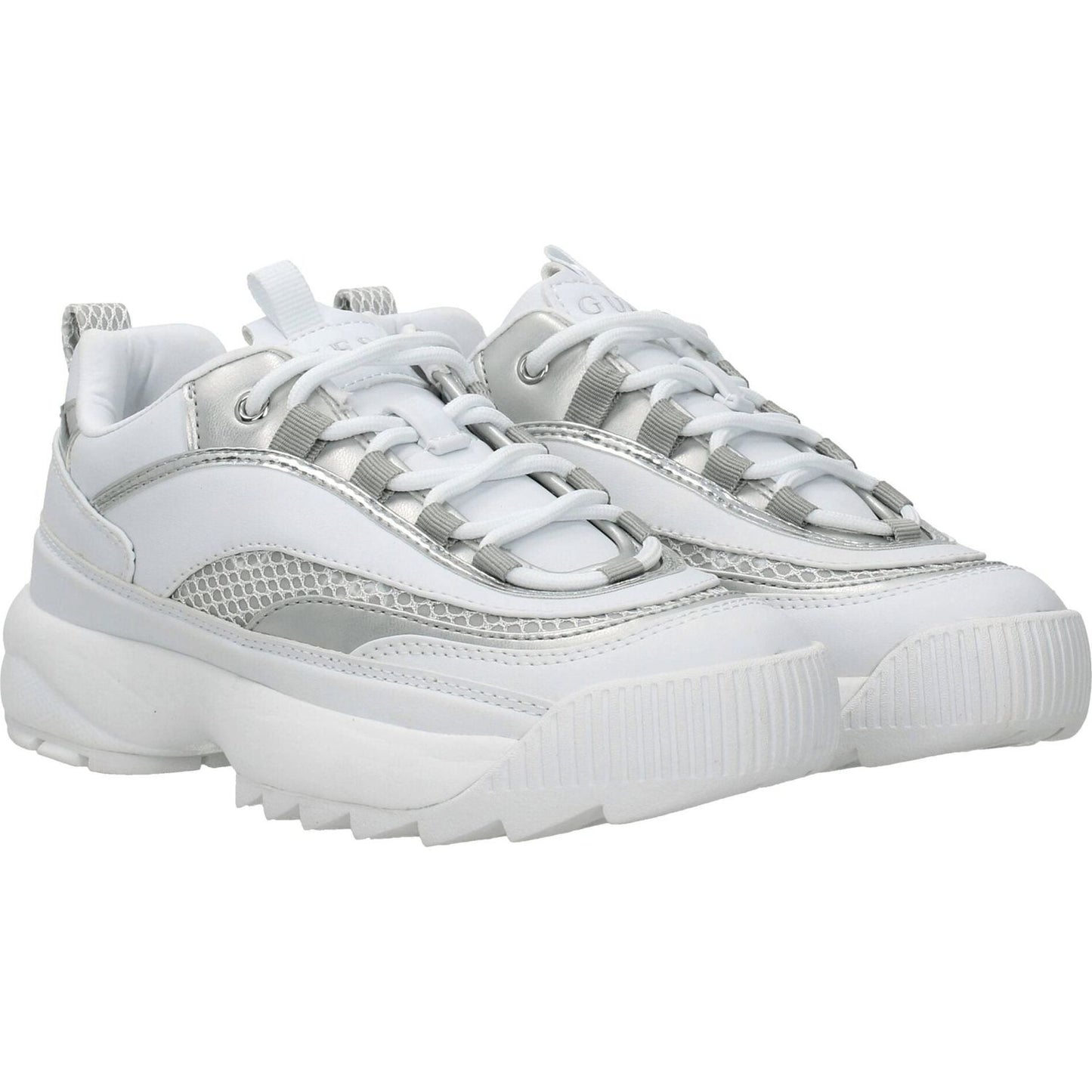 Guess White Polyethylene Chunky Sneakers GU-8547142762761-EU41/US11