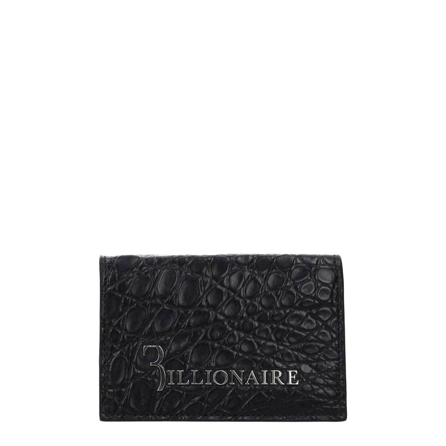 Billionaire Italian Couture Blue Crocodile Cardholder