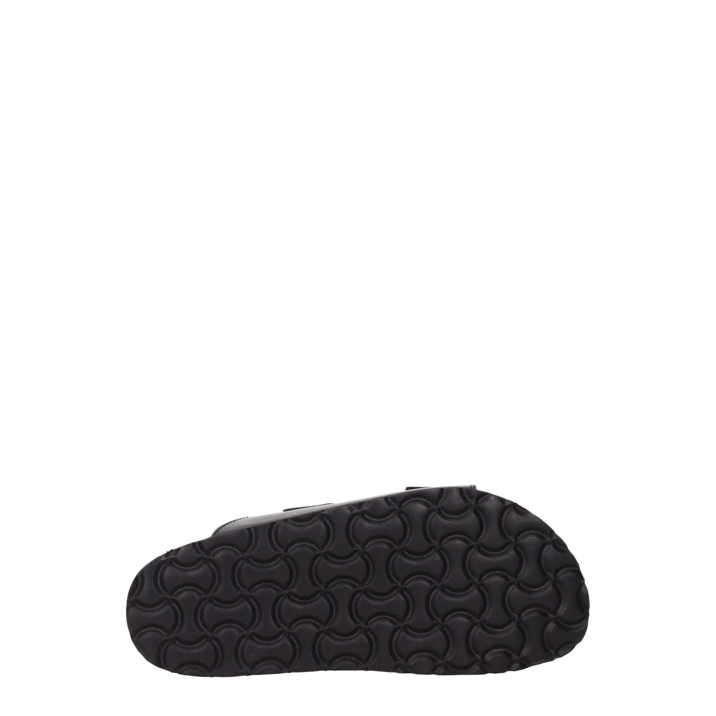 Palm Angels Black Leather Slippers