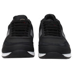 Paul & Shark Black Leather Athletic Sneakers PA-8547251716361-EU39/US6
