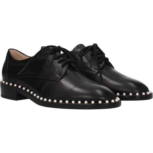 Stuart Weitzman Black Leather Oxfords And Derbies ST-8547266461961-EU35/US5