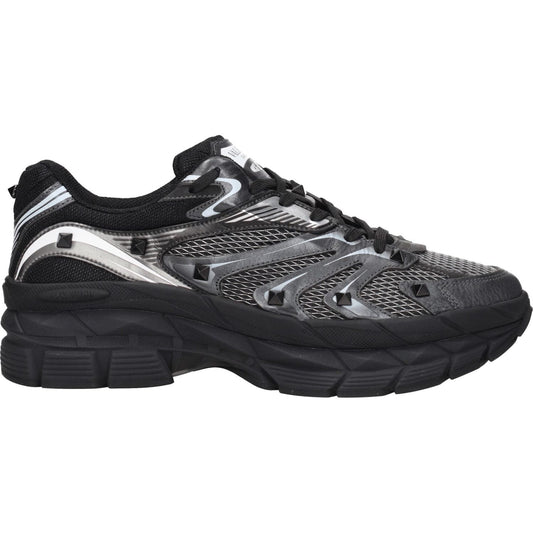Valentino Garavani Black Fabric Athletic Sneakers VA-8547319251209-EU40/US7