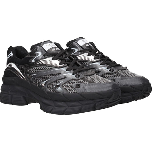 Valentino Garavani Black Fabric Athletic Sneakers VA-8547319251209-EU40/US7