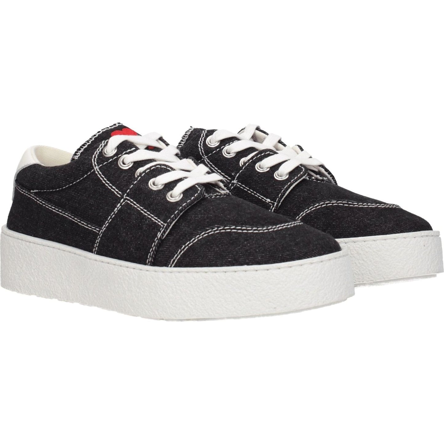Ami Paris Black Fabric Low Tops AM-8547335241993-EU40/US7