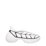 Givenchy White Fabric Low Tops