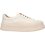 Jil Sander Beige Leather Platform Sneakers JI-8547352641801-EU39/US6