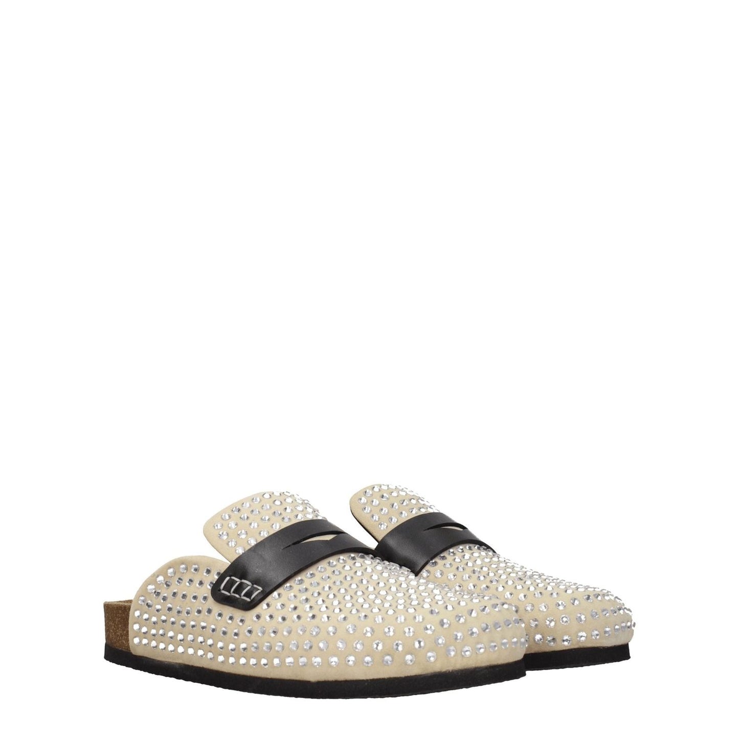 Jw Anderson Beige Leather Slippers Sandals JW-8547362636041-EU36/US6