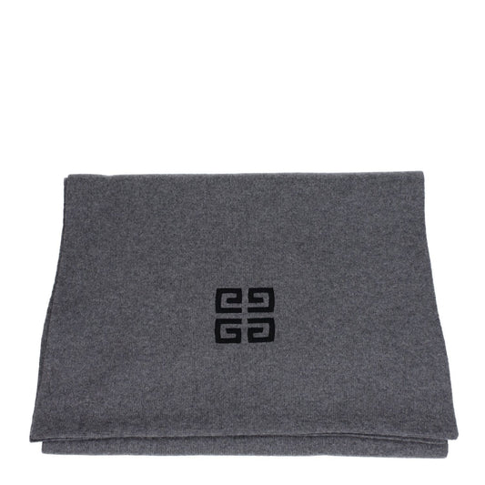 Givenchy Gray Wool Scarves GI8547368206601BT