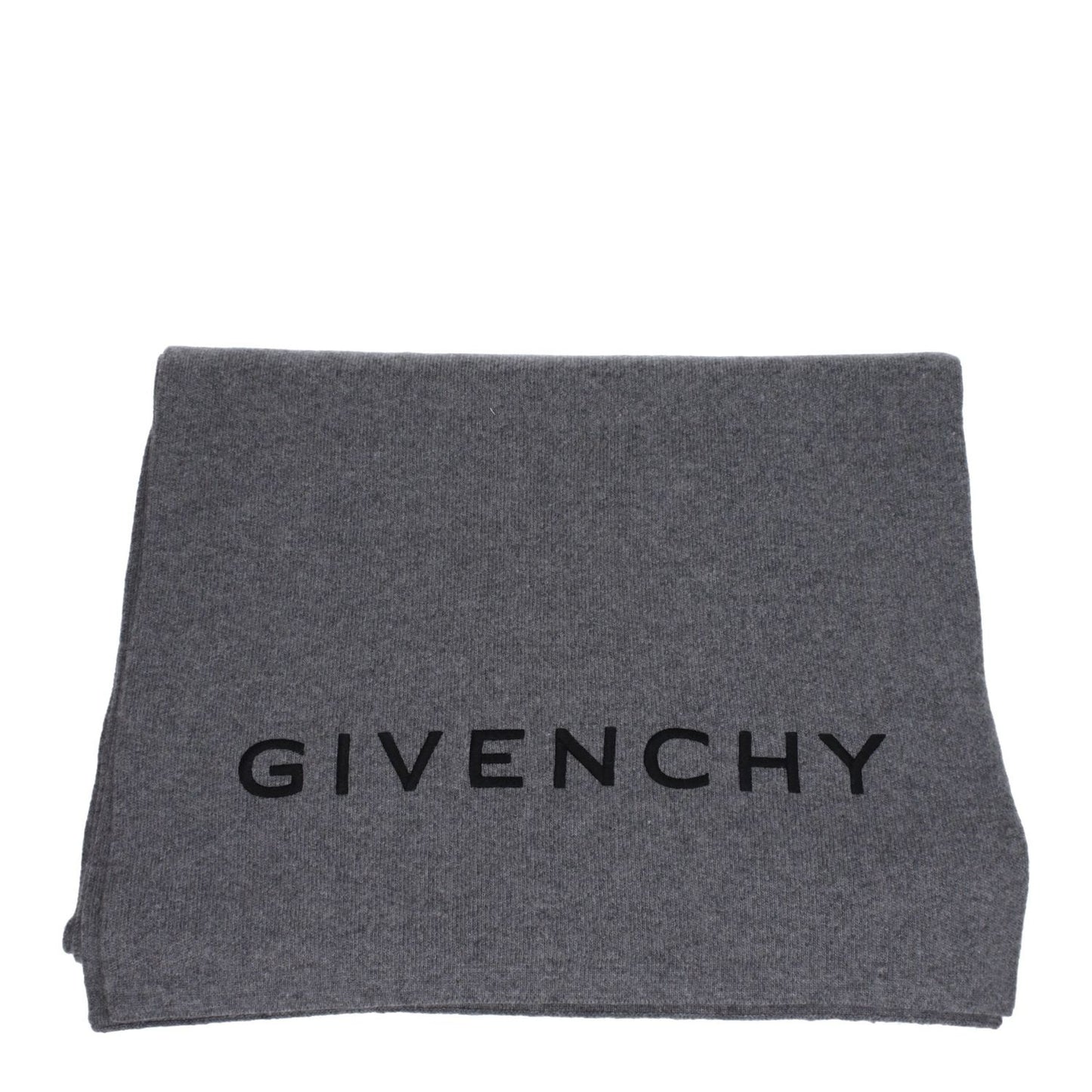 Givenchy Gray Wool Scarves GI8547368206601BT