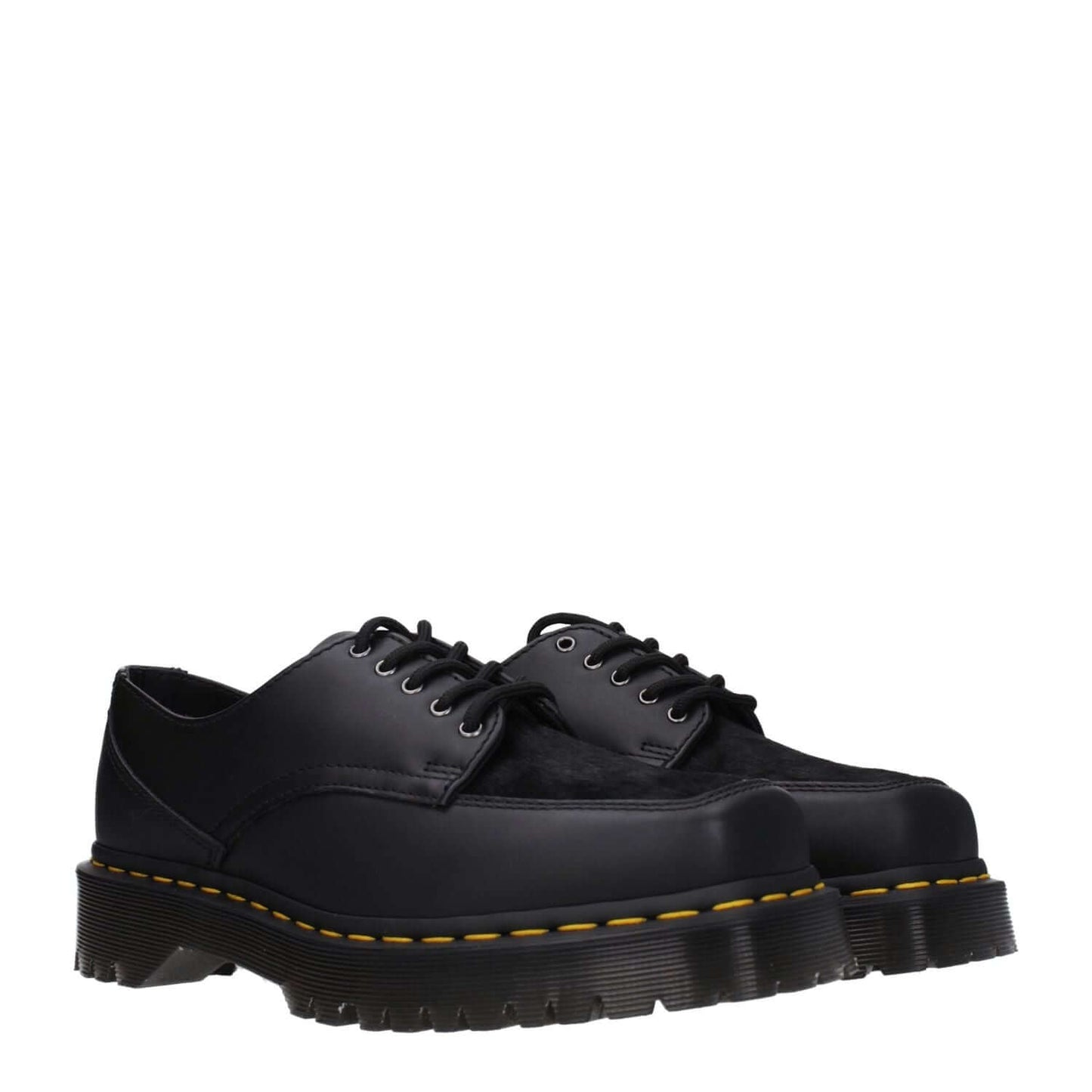 Dr. Martens Black Leather Oxfords And Derbies