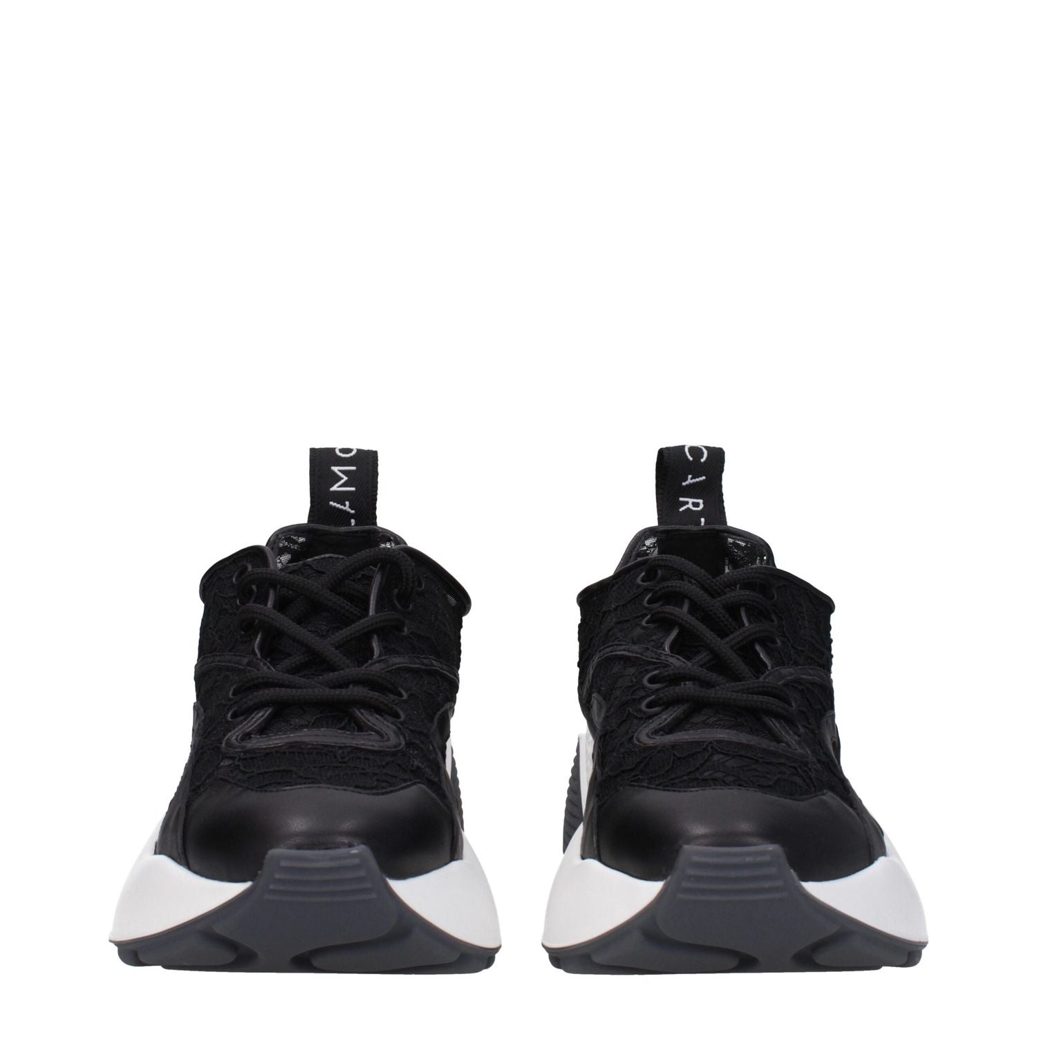 Stella McCartney Black Fabric Chunky Sneakers