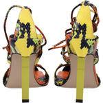 The Attico Orange Leather Stiletto Heels Sandals TH-8597894070537-EU37/US7