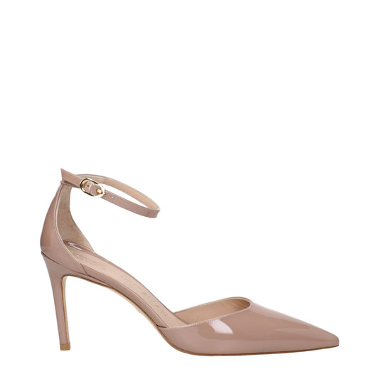 Stuart Weitzman Pink Leather Stiletto Heels Sandals ST-9250705015049-EU39.5/US9.5