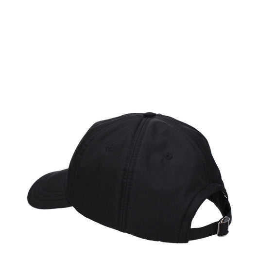 Valentino Garavani Black Polyamide Caps (Baseball Hat) VA-9358004093193-59 CM|L