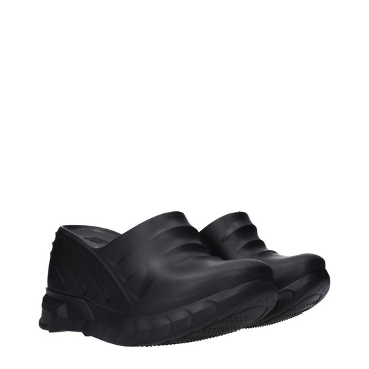 Givenchy Black Cotton Slippers Sandals GI-9465011306761-EU36/US6