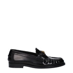 Versace Black Leather Slip-On Loafers VE-9489260052745-EU36/US6