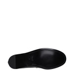 Versace Black Leather Slip-On Loafers VE-9489260052745-EU36/US6