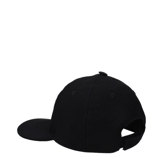 Stella McCartney Black Cotton Caps (Baseball Hat) ST-14887447658761-57 CM|S