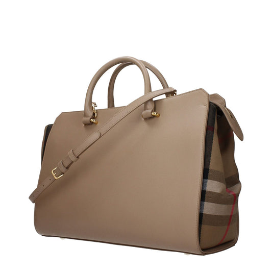 Burberry Beige Leather Handbags BU15054406484233BT