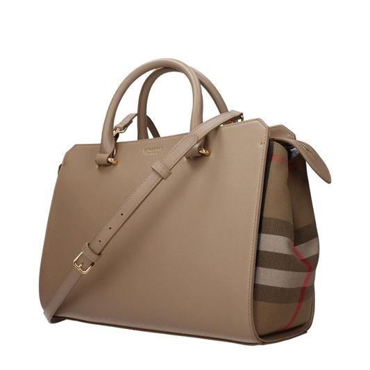 Burberry Beige Leather Handbags BU15054458388745BT