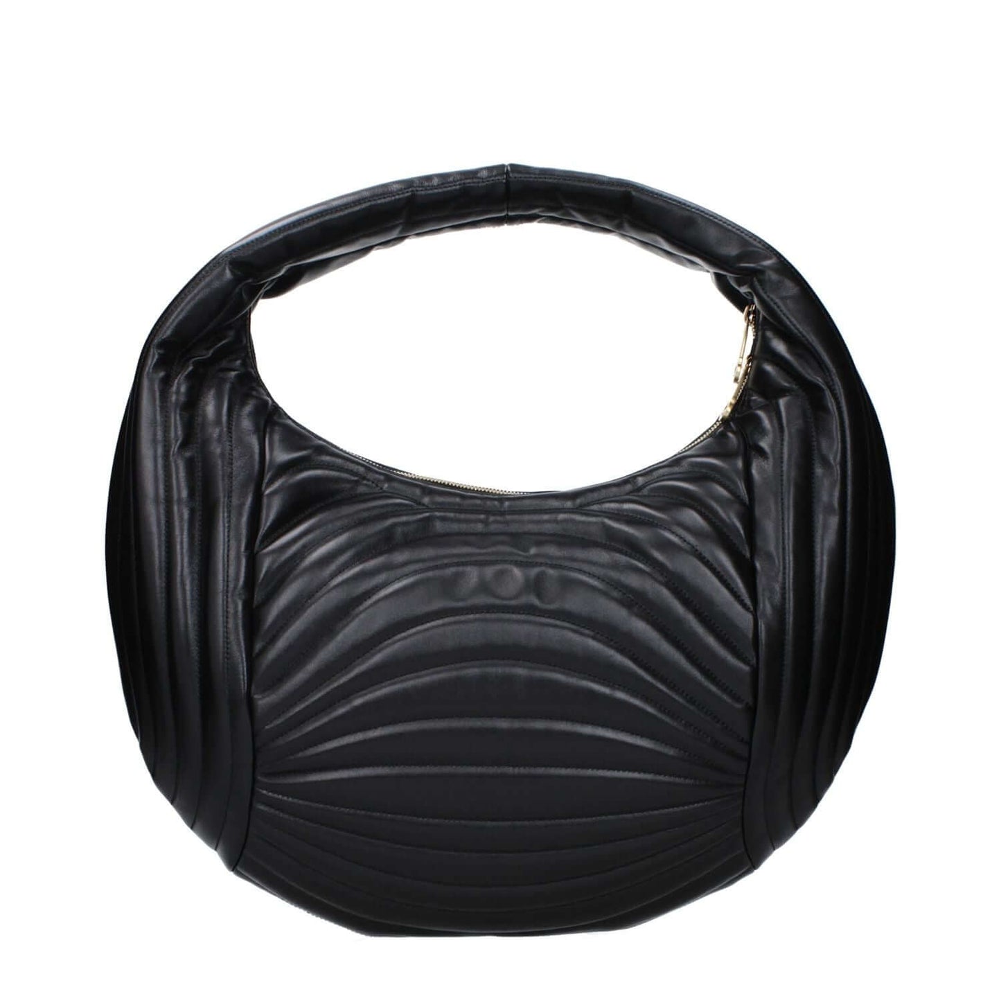 Salvatore Ferragamo Black Leather Handbag