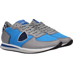 Philippe Model Blue Fabric Low Tops PH-15084970377481-EU41/US8