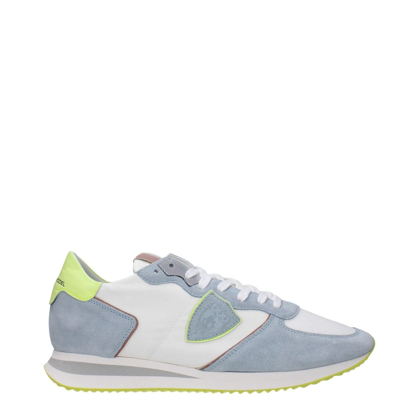 Philippe Model White Fabric Low Tops