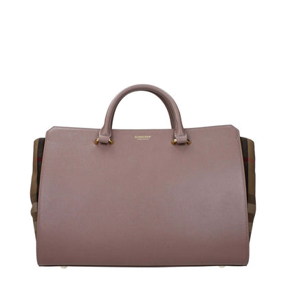 Burberry Gray Leather Handbag