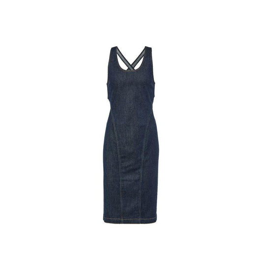 Alaïa Sculpt Denim Dress AL-8782940963028-40