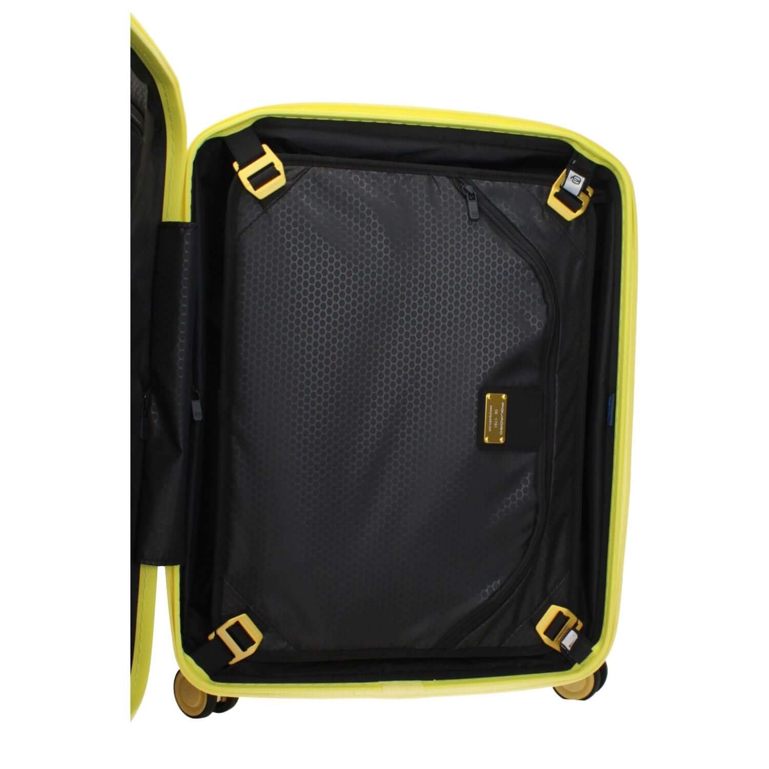 Piquadro Yellow Polycarbonate Luggage And Travel