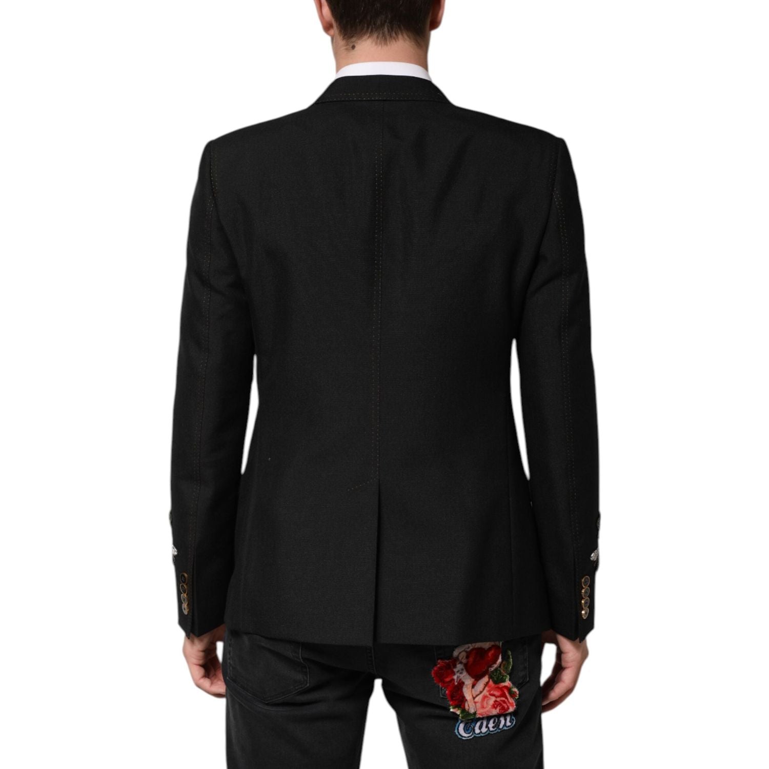 Front view with bag zipped and handles upright.