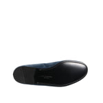 Dolce & Gabbana Blue Velvet DG Logo Loafers Formal Shoes MV7703-42