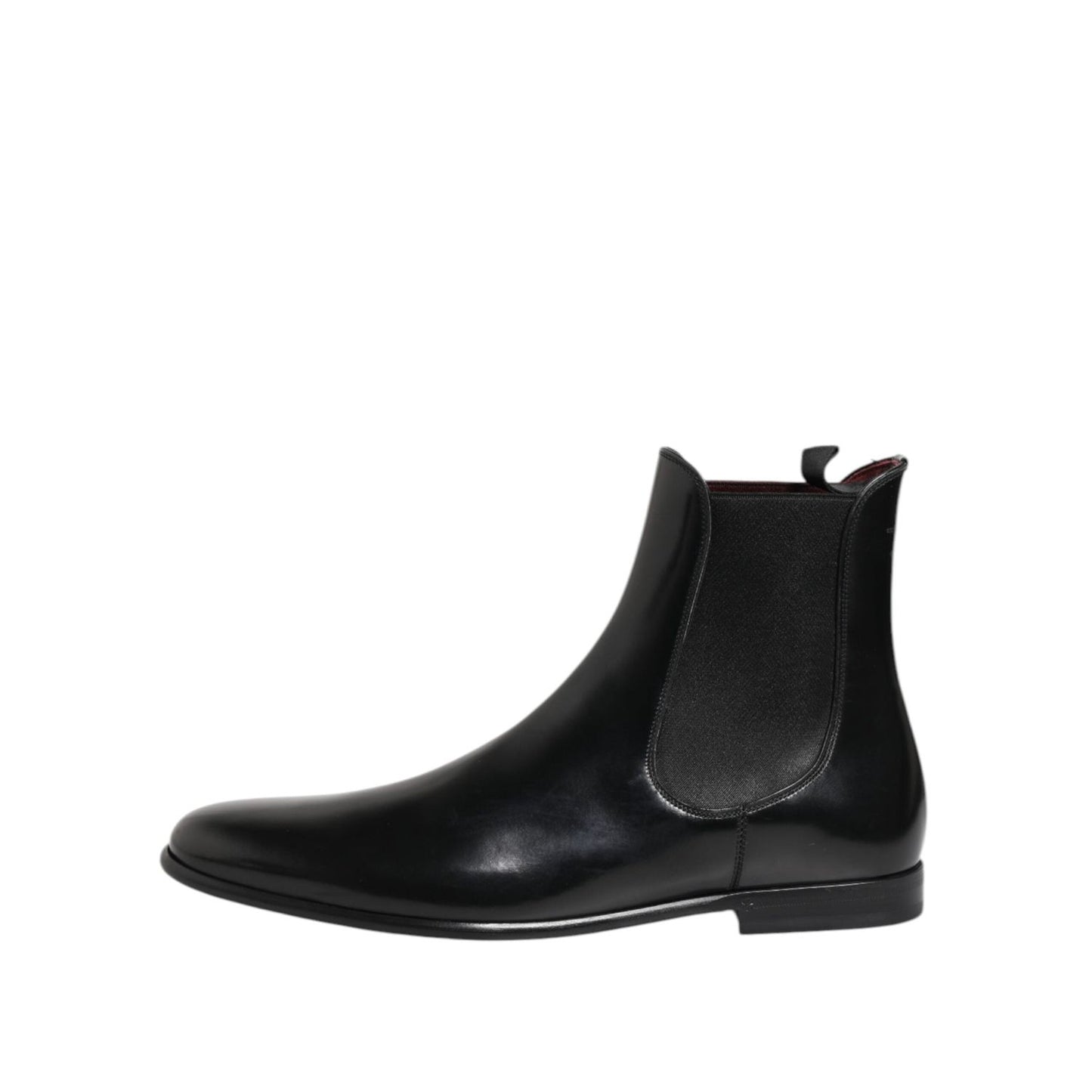 Dolce & Gabbana Black Chelsea Slip On Mid Calf Boots Shoes MV7731-44