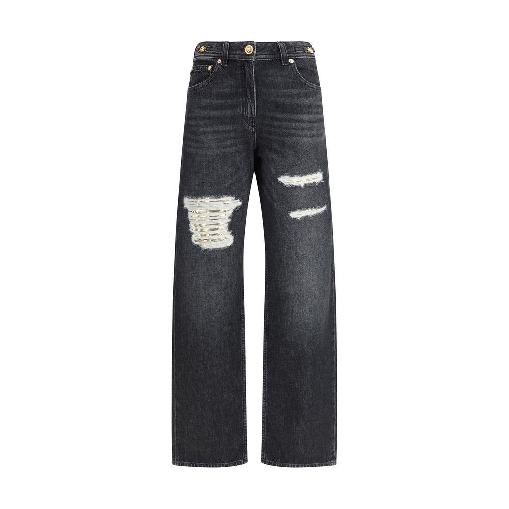 Versace Cut-Out detail Jeans VE-10204101A148091D040-W25