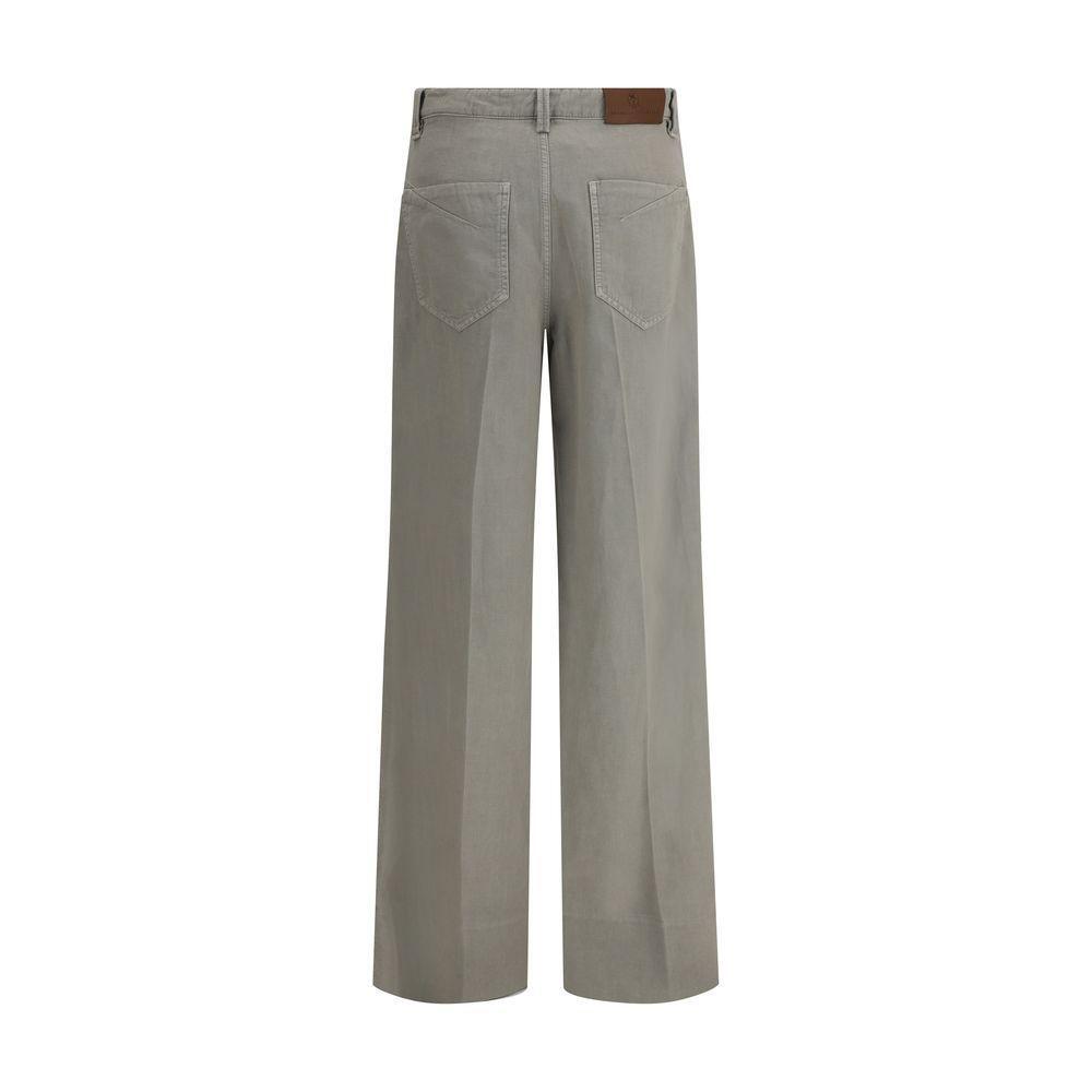 Brunello Cucinelli Wide-leg Jeans BR-ML996P5992C2874-IT44 | L