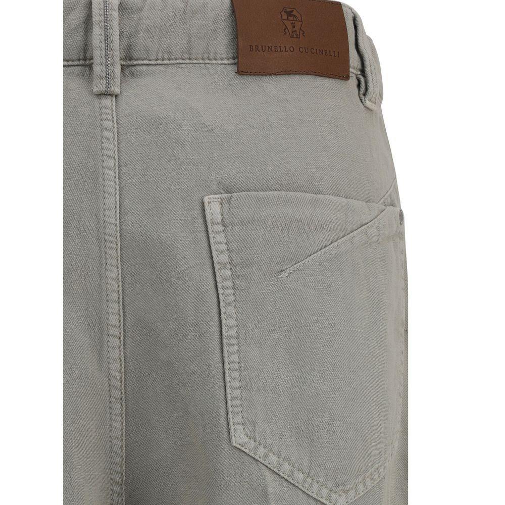 Brunello Cucinelli Wide-leg Jeans BR-ML996P5992C2874-IT44 | L
