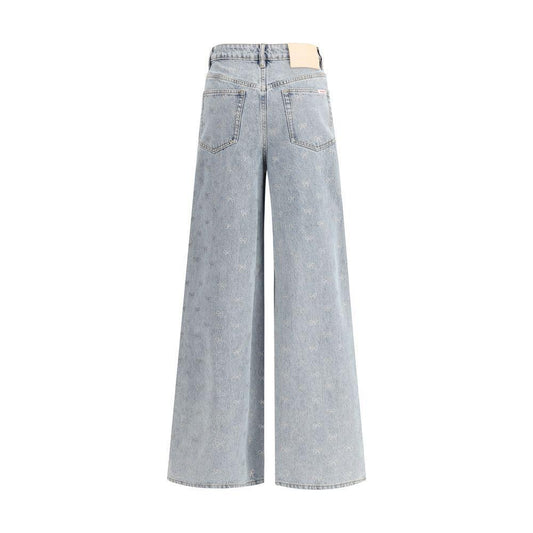 Self-Portrait Bow Diamond Jeans SE-PF25832PBLBLUE-27