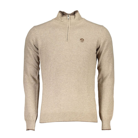 North Sails Beige Fabric Sweater NO-23347-XXL
