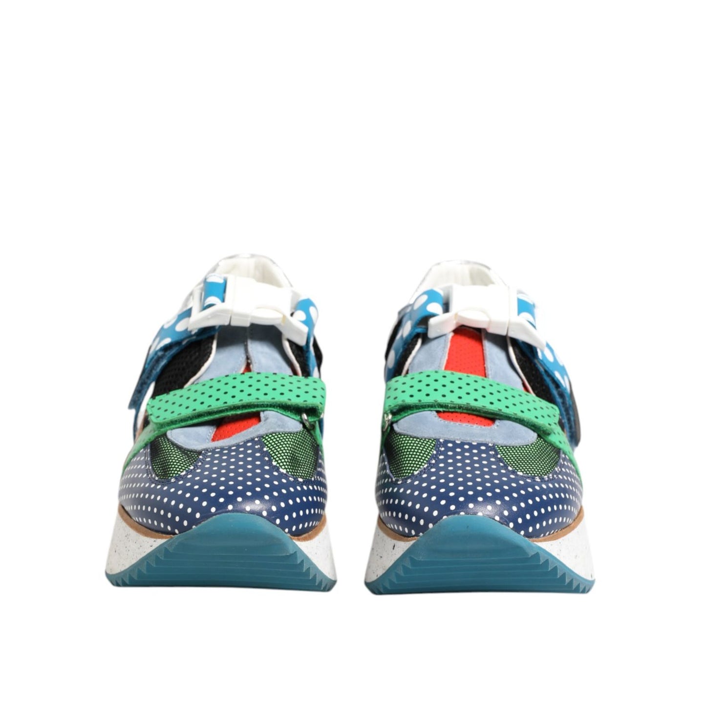 Dolce & Gabbana Multicolor Leather Low Top Sneakers Shoes