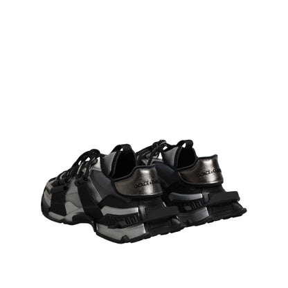 Dolce & Gabbana Multicolor Panelled Space Sneakers Shoes