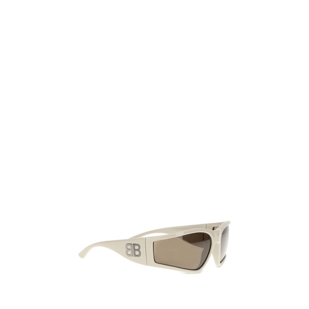 Balenciaga Cream Polyamide Sunglasses