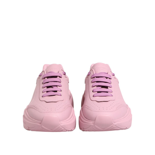 Dolce & Gabbana Pink Leather Daymaster Low Top Sneakers Shoes MV7784-41