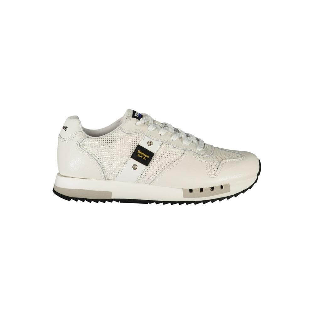 Blauer White Leather Men Sneaker BL-39232-EU42/US9