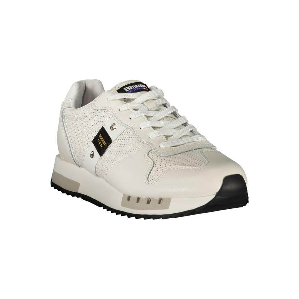 Blauer White Leather Men Sneaker BL-39232-EU42/US9