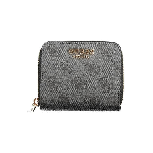 Guess Jeans Black Polyethylene Women Wallet GU-39291