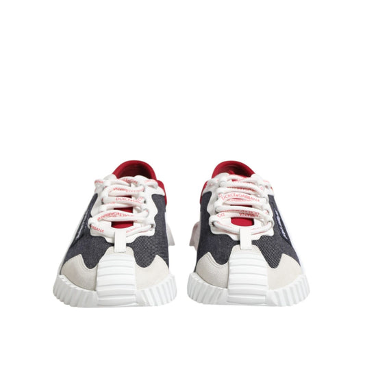 Dolce & Gabbana Multicolor Lace Up Low Top NS1 Sneaker Shoes MV7838-42