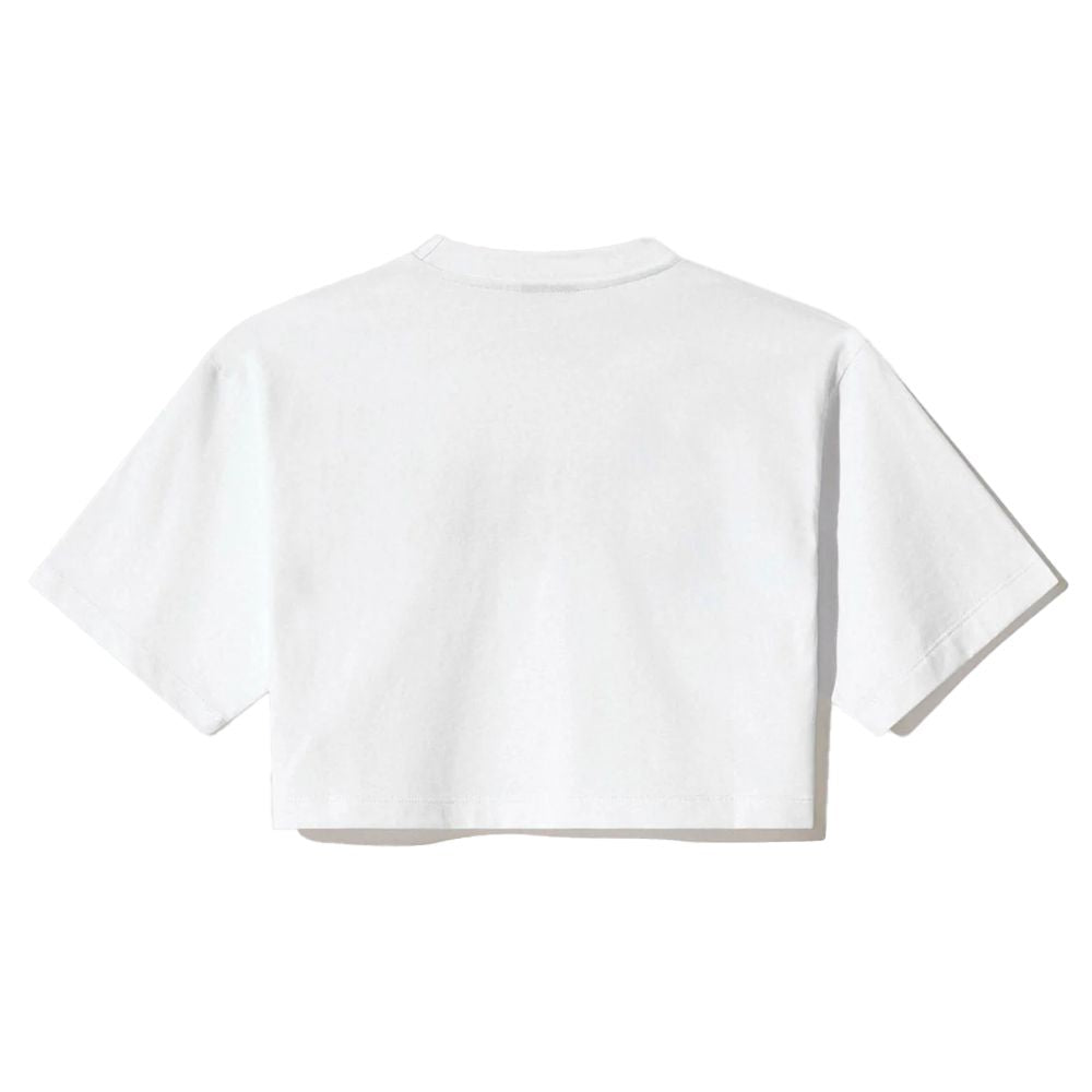 Comme Des Fuckdown White Cotton Tops & T-Shirt CO-15813-XS